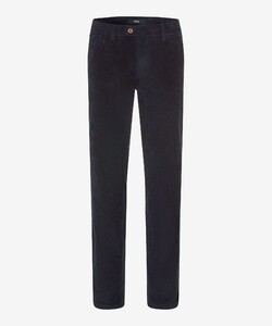 Brax Thilo Corduroy Flat-Front Bestperformer Cut Corduroy Trouser Navy