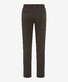 Brax Thilo Fine Smooth Jersey Flat-Front Broek Olive