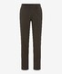 Brax Thilo Fine Smooth Jersey Flat-Front Broek Olive