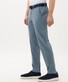 Brax Thilo Flat Front Fine Jersey Broek Glacier