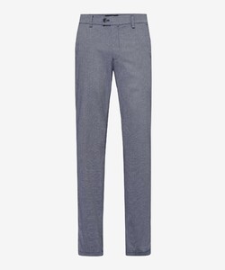 Brax Thilo Flat-Front Fine Texture Broek Navy