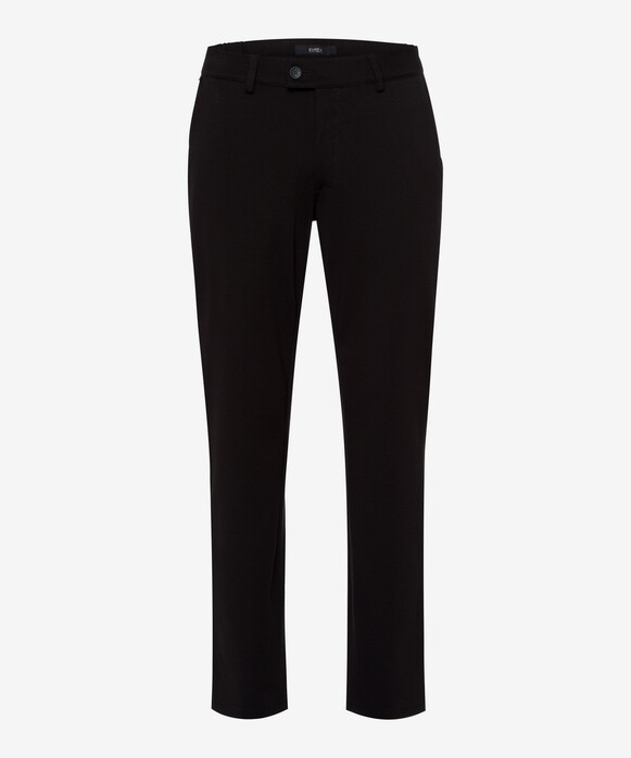 Brax Thilo Flat-Front Soft Jersey Broek Zwart