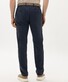 Brax Thilo Luxury Soft Cotton Flat-Front Easy Care Broek Navy