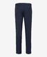 Brax Thilo Luxury Soft Cotton Flat-Front Easy Care Broek Navy