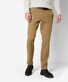 Brax Thilo Modern Cotton Blend Flat Front Broek Beige