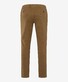 Brax Thilo Modern Cotton Blend Flat Front Broek Beige