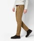 Brax Thilo Modern Cotton Blend Flat Front Broek Beige