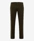 Brax Thilo Modern Cotton Blend Flat Front Broek Khaki