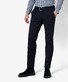 Brax Thilo Modern Cotton Blend Flat Front Broek Navy