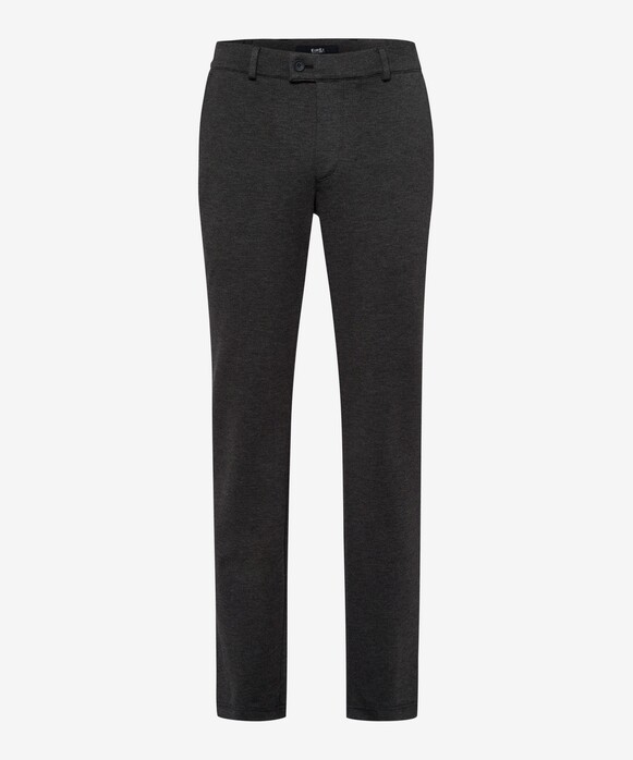 Brax Thilo Modern Jersey Flat Front Broek Anthracite