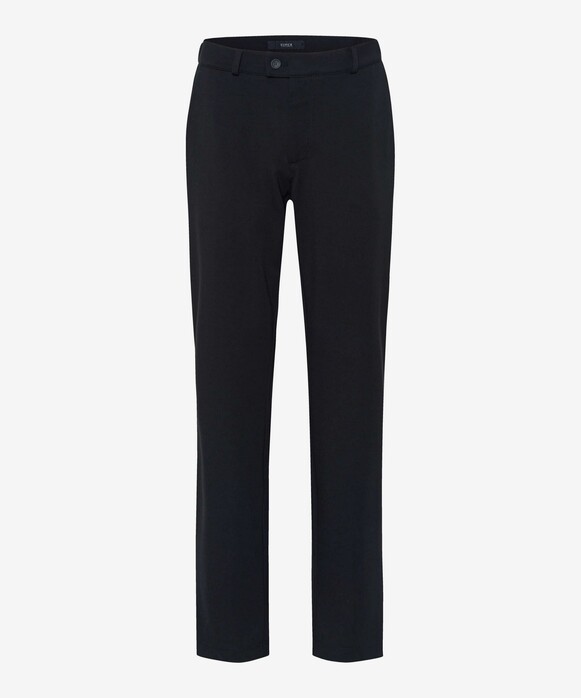 Brax Thilo Modern Jersey Flat Front Broek Zwart