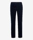 Brax Thilo Soft Cotton Corduroy Subtle Stretch Comfort Ribbroek Navy