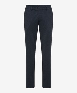 Brax Thilo Texture Faux Uni Fine Jersey Pants Dark Evening Blue