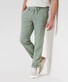 Brax Till Linnen Drawstring High Stretch Broek Khaki