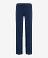 Brax Till Linnen Drawstring High Stretch Broek Navy