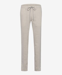 Brax Till Linnen Drawstring High Stretch Pants Ecru