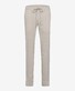 Brax Till Linnen Drawstring High Stretch Pants Ecru