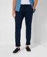 Brax Till Linnen Drawstring High Stretch Pants Navy