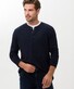 Brax Timmy Micro Texture Henley Collar T-Shirt Athletic