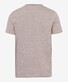 Brax Timo Blue Planet Cotton Linen T-Shirt Clay