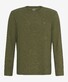 Brax Timon Fine Cotton Subtle Texture Long Sleeve T-Shirt Hunter