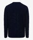 Brax Timon Fine Cotton Subtle Texture Long Sleeve T-Shirt Universe