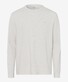 Brax Timon Long Sleeve Interlock Jersey Organic Cotton T-Shirt Gebroken Wit