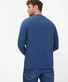 Brax Timon Long Sleeve Soft Fine Jersey Single Breast Pocket T-Shirt Indigo