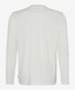 Brax Timon Long Sleeve Soft Fine Jersey Single Breast Pocket T-Shirt Off White