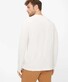 Brax Timon Long Sleeve Soft Fine Jersey Single Breast Pocket T-Shirt Off White