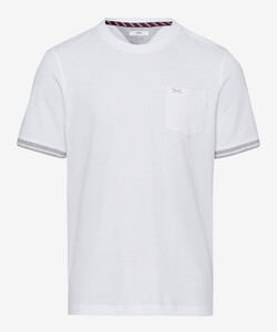 Brax Todd Fine Structure Jersey T-Shirt White