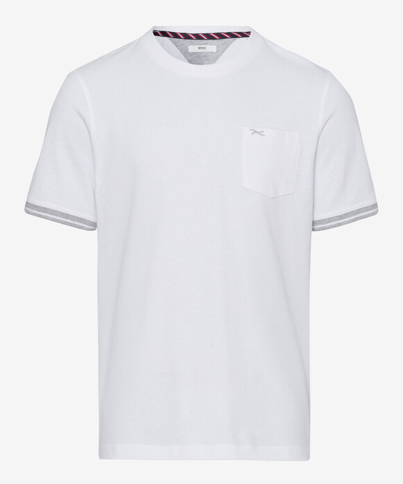 Brax Todd Fine Structure Jersey T-Shirt White