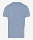 Brax Todd Ultralight Blue Planet Fine Piqué T-Shirt Storm