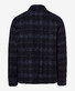 Brax Tom Shirt Jacket Solid Wool Mix Check Navy