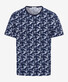 Brax Tomke Leaf Fantasy Fine Single Jersey T-Shirt Ocean