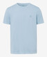 Brax Tony Cotton Blue Planet T-Shirt FPinkn Blue