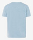 Brax Tony Cotton Blue Planet T-Shirt Frozen Blue