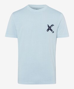 Brax Tony Shirt Brand Name T-Shirt FPinkn Blue