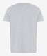 Brax Tony Short Sleeve Fine Jersey Crew Neck T-Shirt Platinum