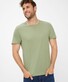 Brax Tony Short Sleeve Fine Jersey Crew Neck T-Shirt Salvia