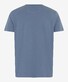 Brax Tony Short Sleeve Fine Jersey Crew Neck T-Shirt Smoke Blue