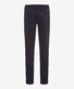 Brax Torge Flat-Front Rich Soft Feel Cotton Broek Navy