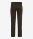 Brax Torge Flat-Front Rich Soft Feel Cotton Broek Olive