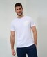 Brax Trent Fine Piqué Performance Easy Care T-Shirt White