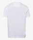 Brax Trent Fine Piqué Performance Easy Care T-Shirt White