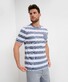 Brax Troy Bold Stripe Fine Piqué T-Shirt Universe