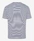 Brax Troy Striped Shirt T-Shirt Dark Navy