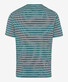 Brax Troy Striped Shirt T-Shirt Green