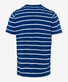 Brax Troy Striped T-Shirt Blue