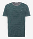 Brax Troy Striped T-Shirt Green